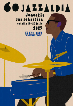 Poster 60 Jazzaldia (author: José Luis Lanzagorta)